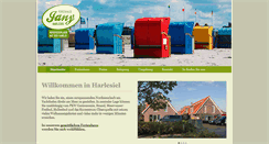 Desktop Screenshot of nordseeurlaub-harlesiel.de